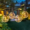 Outdoor Waterproof String Lights G40 Globe Patio Lights Bulbs with 27 Edison Glass for Decoration Gazebo 25 50 Feet IP65 100